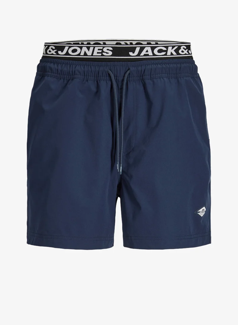 JACK & JONES  Logo Drawstring Swim Shorts for Men | Best Price UAE